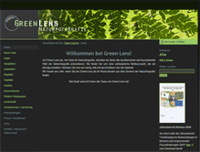 Tablet Screenshot of green-lens.de